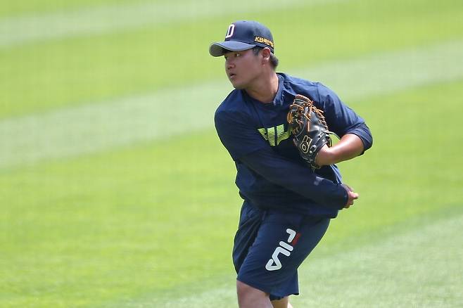 ▲ 두산 베어스 포수 권기영 ⓒ 두산 베어스