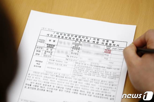 전북 임실군이 2월26일까지 각 주소지 읍·면사무소에서 '2021년 여성농업인 생생카드 지원사업' 신청을 받는다고 14일 밝혔다.(임실군 제공)2021.1.14/© 뉴스1