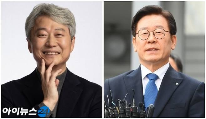 김근식 경남대학교 정치외교학과 교수(국민의힘 서울 송파병 당협위원장)와 이재명 경기도지사. [사진=아이뉴스24 DB]