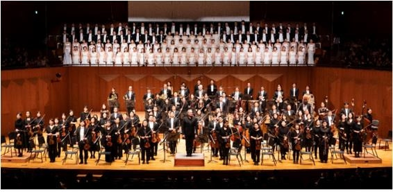 2019년 12월 서울시립교향악단 마르쿠스 슈텐츠의 합창 교향곡 공연. 서울시향 제공