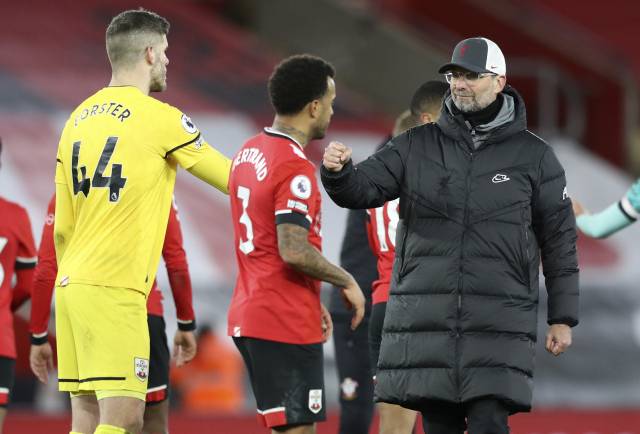 위르겐 클롭(오른쪽) 리버풀 감독. /AP연합뉴스