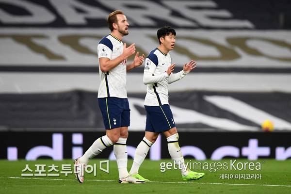 해리 케인-손흥민 / 사진=Gettyimages 제공