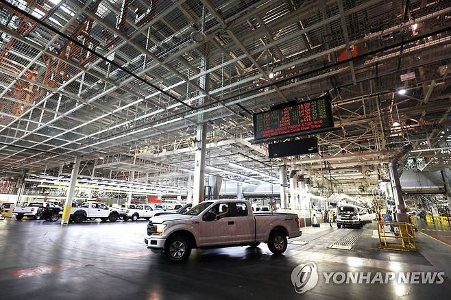 포드 자동차의 미시건주 공장 [AFP=연합뉴스 자료사진]