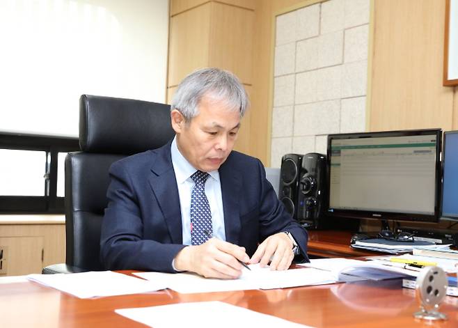 전남대 제21대 정성택 총장. 전남대 제공