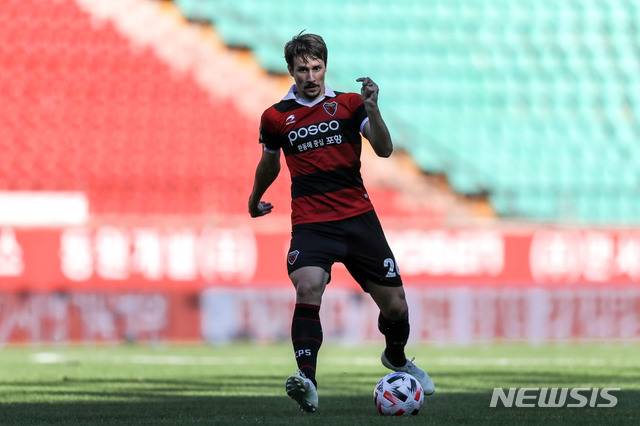 [서울=뉴시스]프로축구 포항 팔로세비치 (사진 = 프로축구연맹 제공)