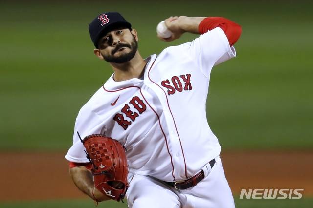 [보스턴=AP/뉴시스] 마틴 페레스.2020.09.18