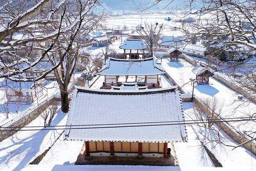 흰옷 갈아입은 정읍 무성서원 [연합뉴스 자료사진]