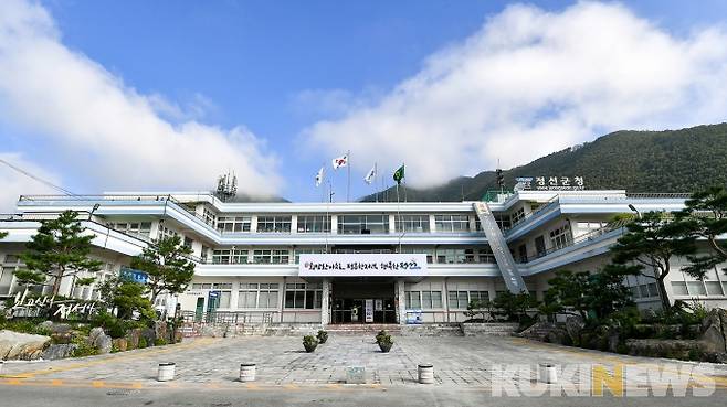 ▲정선군청사 전경.