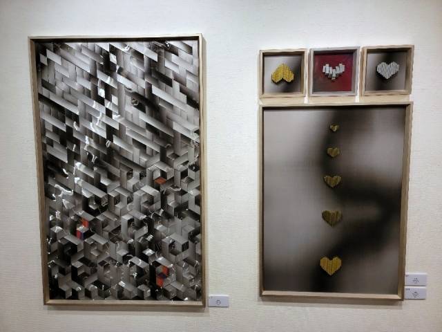 신소라 작가의 작품 ‘휴식(Rest)’(왼쪽).