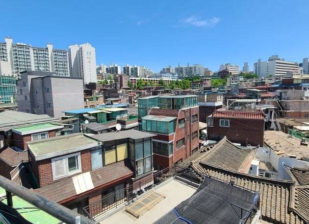 재개발을 다시 추진하는 옛 염리5구역(염리동 488의 14) 일대. 한경DB