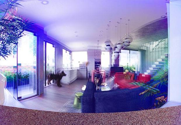 번외로 금붕어는 적색, 녹색, 청색은 물론 근자외선까지 인식한다. 시야각이 320도로 넓어 바로 등 뒤를 제외하고는 모든 범위를 한눈에 볼 수 있다. 위는 사람의 시각, 아래는 금붕어의 시각을 이미지화한 것이다.