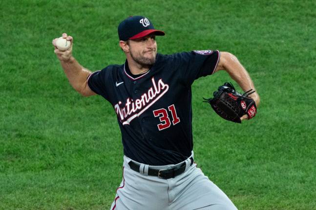 워싱턴 내셔널스 에이스 맥스 셔저. USA TODAY Sports연합뉴스