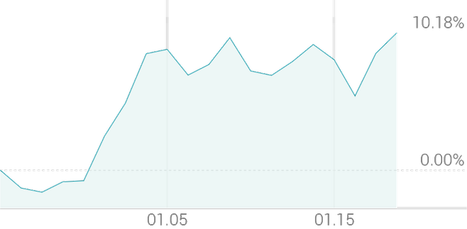 1개월 등락률 +10.64%