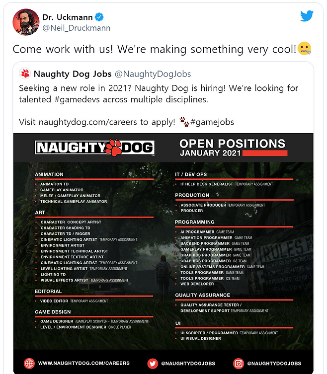 닐 드럭만 게시물(자료출처-트위터)