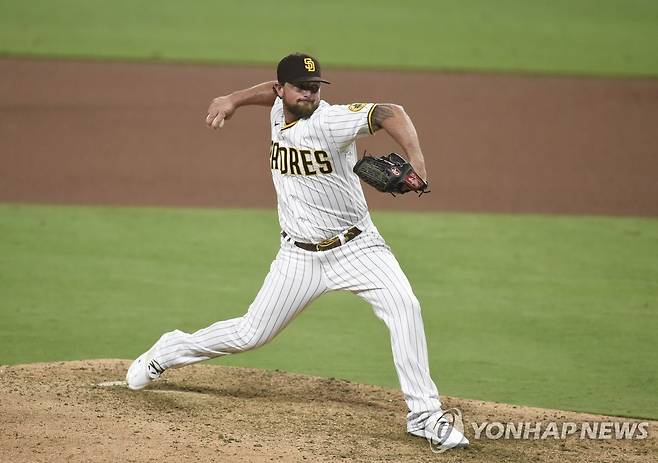 MLB 토론토 입단을 앞둔 마무리 투수 예이츠 [게티이미지/AFP=연합뉴스 자료사진]