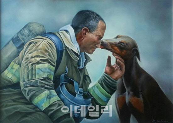 김드보라의 ‘도베르만 키스’