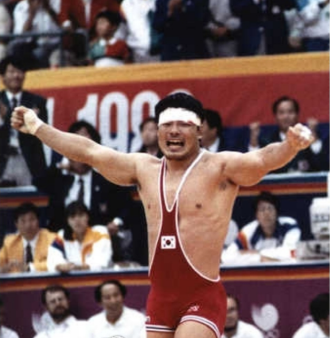 88년 서울 올림픽에서 금메달을 획득한 한명우 KBS 해설위원