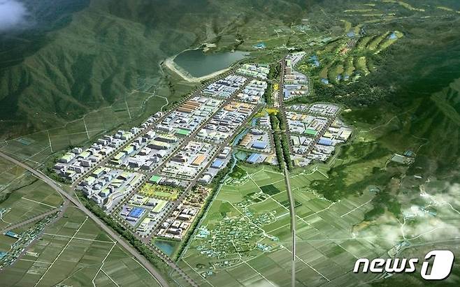 전남 장흥바이오식품산업단지 조감도.(장흥군 제공) /뉴스1 © News1