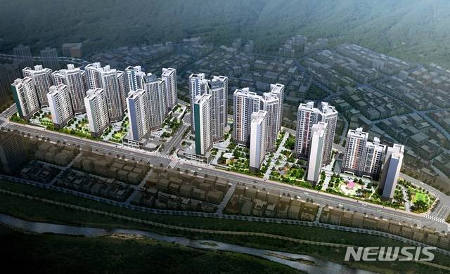 수성 더팰리스 푸르지오 더샵 조감도