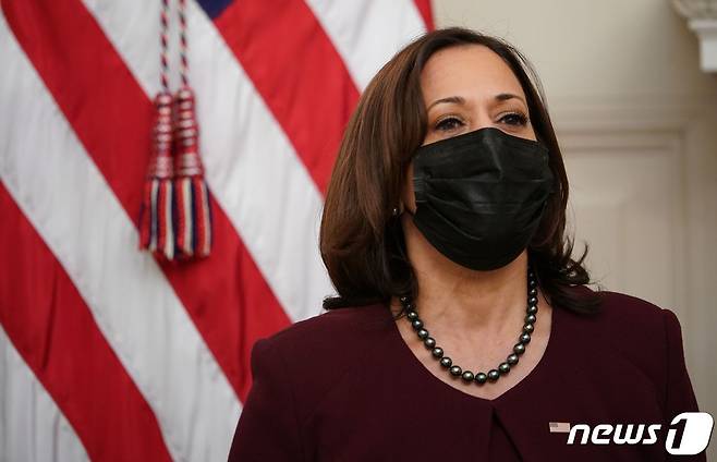 카멀라 해리스 미국 부통령의 모습. © AFP=뉴스1