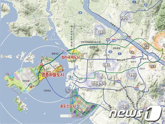 영종하늘도시 위치도/제공=LH© News1