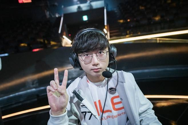 사진=한화생명e스포츠 탑 라이너 '두두' 이동주. 라이엇게임즈