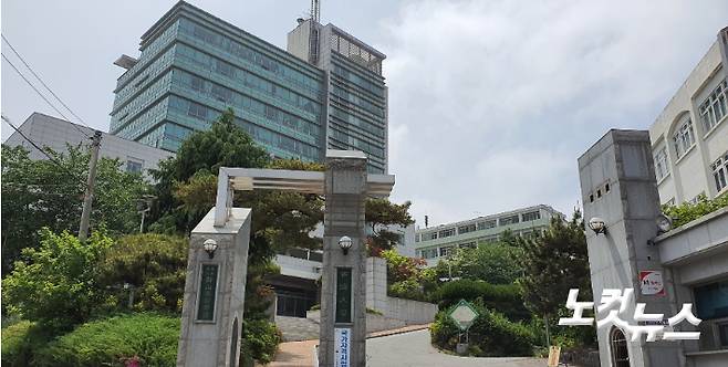 군산 서해대학 전경. 도상진 기자