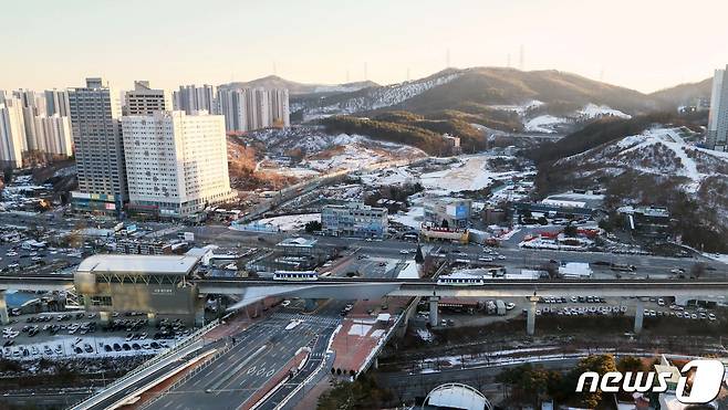 용인 역삼구역 도시개발사업지구 전경. (뉴스1 DB)© News1