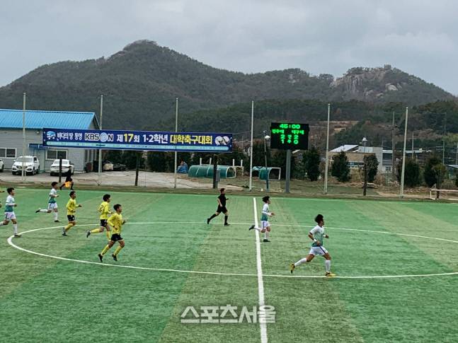 전주대와 대구대의 경기 모습. 제공 | 대학축구연맹