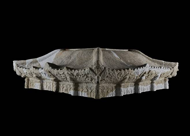 국보 101호 지광국사탑의 옥개석(머릿돌) 보존처리 완료 후 모습(사진=문화재청)