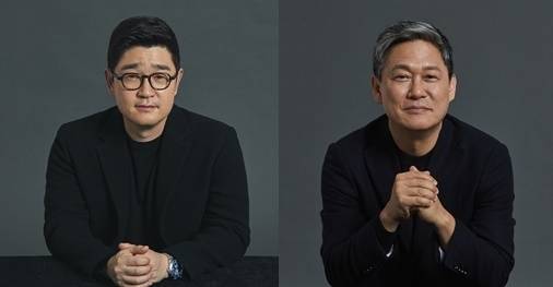 이진수 카카오페이지 대표, 김성수 카카오M 대표(왼쪽부터) [사진=각 사]