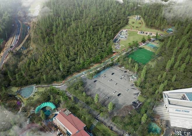 태조산공원 조감도.