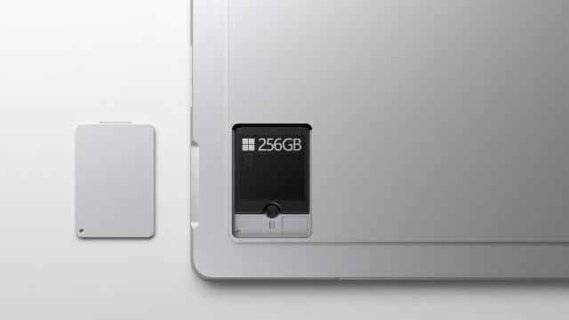 탈부착 가능한 서피스프로7플러스의 SSD 드라이브