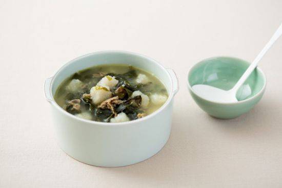 미역 감자 옹심이