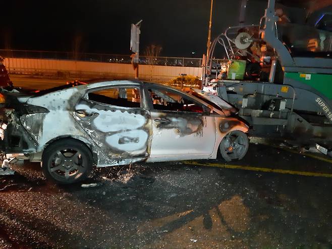 인천 송도 아반테사고 현장. /인천소방본부