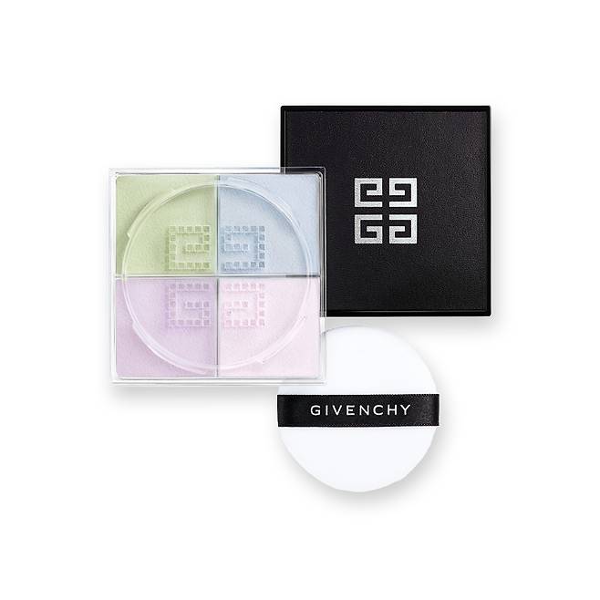 지방시 뷰티 프리즘 리브르 N1 무슬린 파스텔 8만2천원 4가지 파스텔컬러를 믹스해 펴 바르면 피부 톤이 화사하게 보정되면서 보송보송하게 마무리된다.