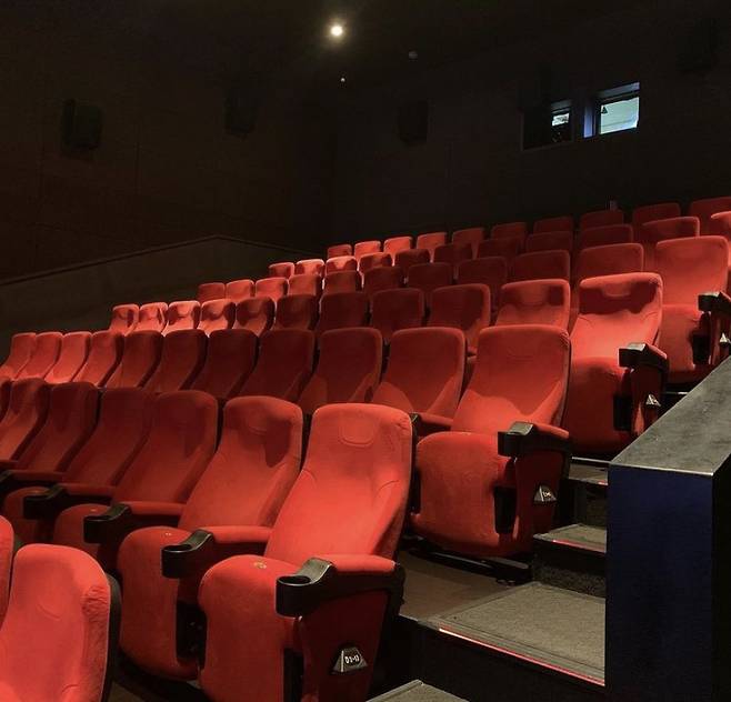 경기도의 한 영화관 상영관 내부[상가정보연구소 제공]