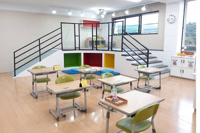 포항 기북초 놀이중심 공간 재구조화 사업 모습. 경북교육청 제공