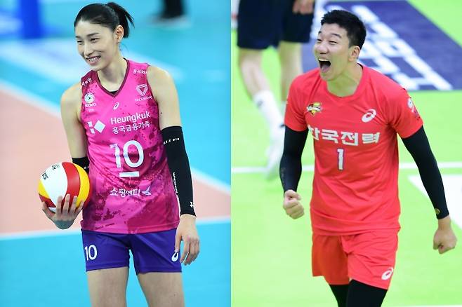 김연경은 도드람 2020~2021 V-리그 올스타 팬 투표에서 남녀부를 통틀어 가장 많은 지지를 얻었다. 남자부 1위는 신영석이 차지했다. 한국배구연맹 제공