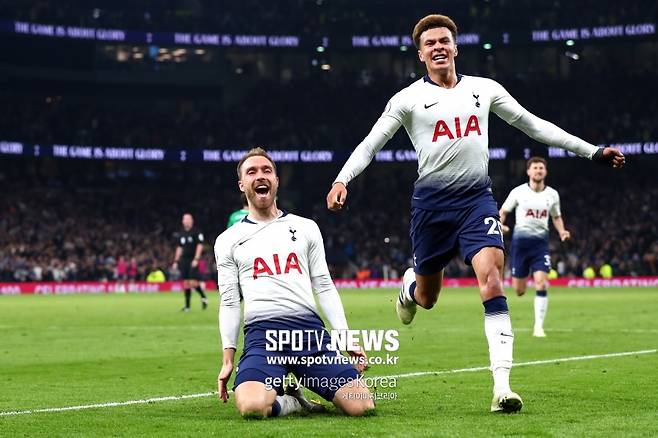 ▲ 델레 알리(오른쪽) '파리행'에 크리스티안 에릭센 거취가 변수로 떠올랐다.