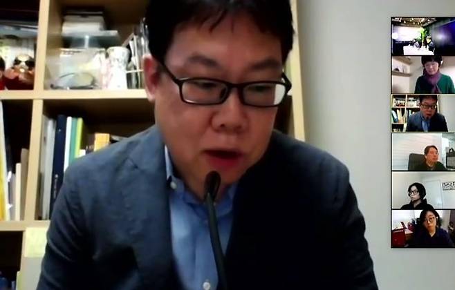 '인공지능 챗봇 이루다가 던진 우리 사회의 과제' 토론회 [문화연대 유튜브 캡처. 재판매 및 DB 금지]