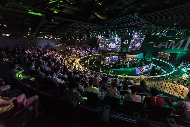 LCK 아레나 전경. 라이엇 게임즈 코리아 제공