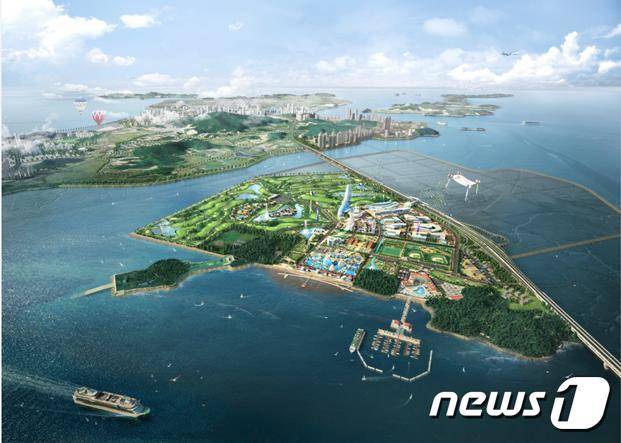 한상드림아일랜드 조감도(해수부 제공)/뉴스1 © News1 박아론 기자
