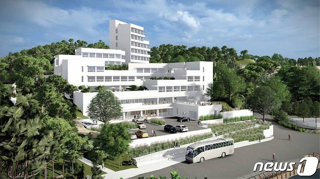 고성군 유스호스텔 조감도. © 뉴스1