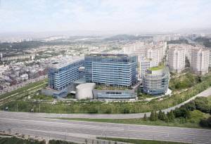 삼성물산 서울 상일동 사옥 전경. <삼성물산 제공>