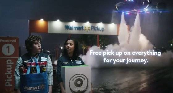 월마트 광고 영상: Walmart Super Bowl Commercial 2020 Famous Visitors (화면 캡쳐)