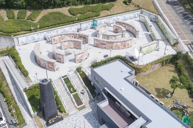 의왕하늘쉼터 봉안담 전경