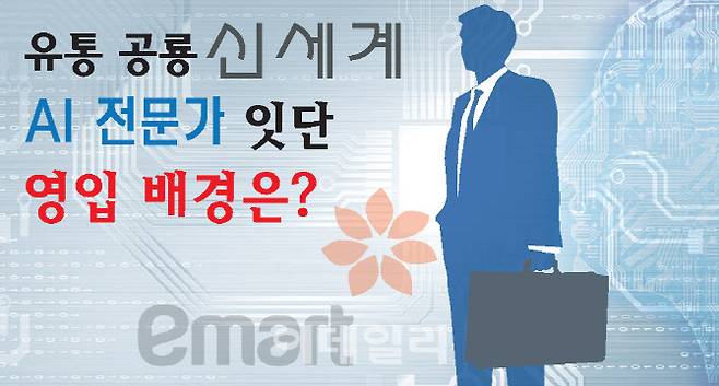 유통 공룡 신세계 AI 전문가 잇단  영입 배경은? [그래픽=이데일리 김정훈 기자]
