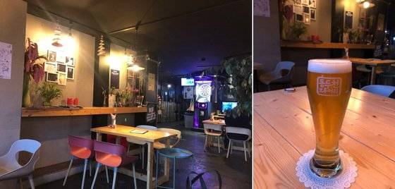 동두천브루어리 내부(좌). 동두천브루어리 내부(우). [사진 황지혜]