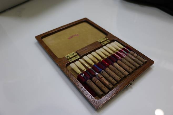 오보이스트 한이제가 만든 리드. 코리안심포니오케스트라 제공